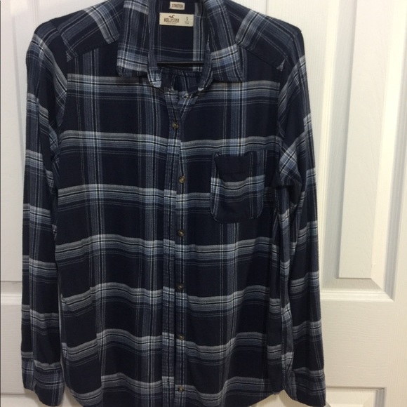 Hollister Tops - Hollister, Plaid Shirt